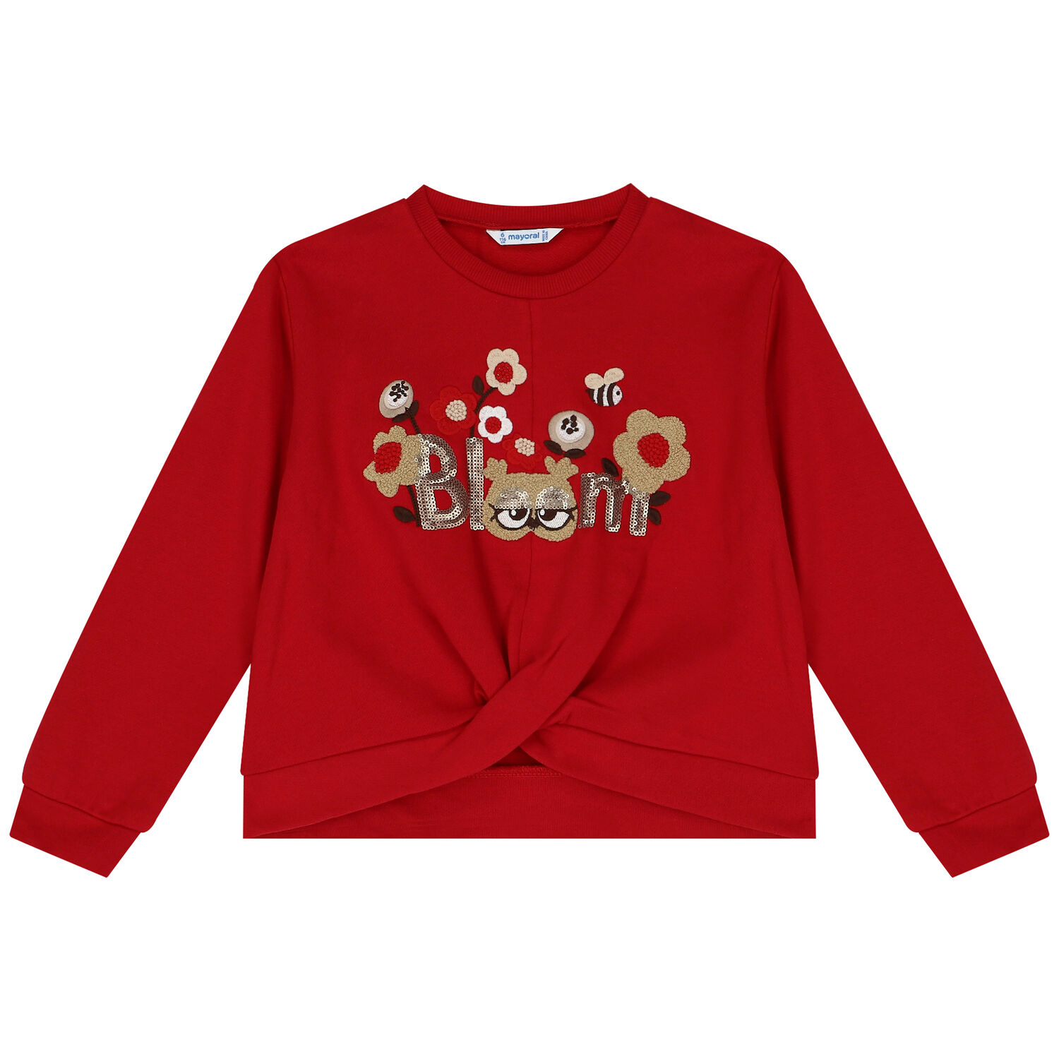 Girls Red & Beige Tulle Skirt Set, 2, hi-res image number null